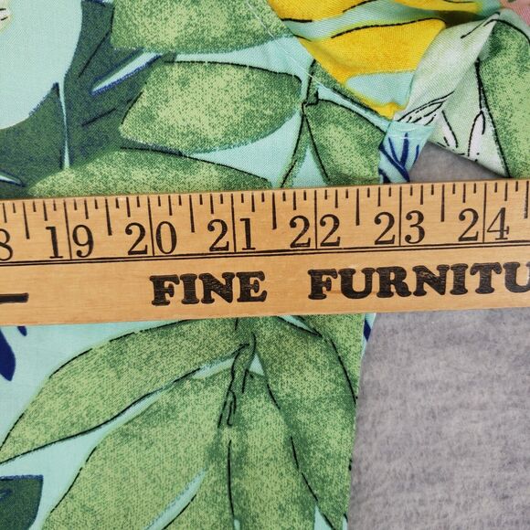 Hippocampo‎ Aloha Camp Shirt Mens Large Rayon Floral Hawaiian Made in Indonesia - Picture 4 of 6